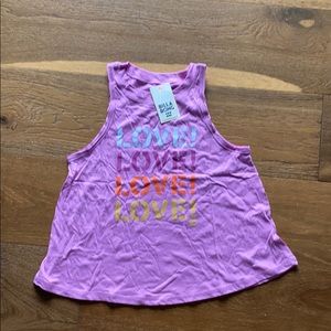 Billabong tank top. NWT. Size L 14/16.